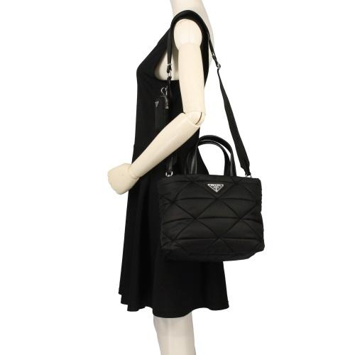 PRADA プラダ トートバッグ レディース ブラック 1BG373 V B9O PRADA プラダ トートバッグ レディース ブラック 1BG373 V B9O