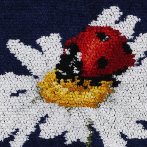 feiler（フェイラー） ハンドタオル レディース ブルー DAISY FIELD