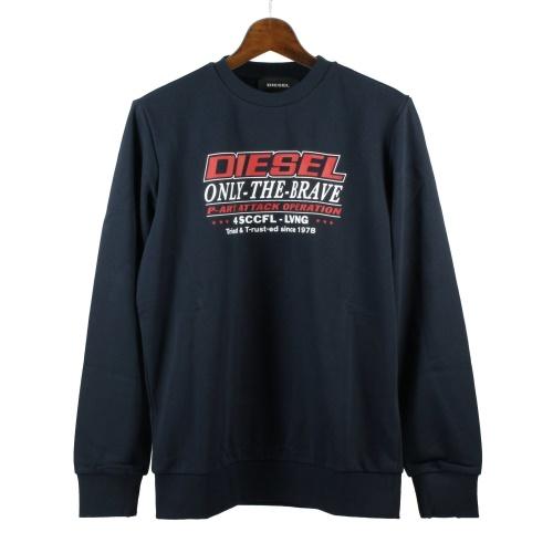 DIESEL（ディーゼル） クルーネックスウェット メンズ ネイビー DIESEL 