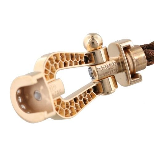 フレッド FRED ブレスレット メンズ フォース10 ブラウン 0B0162