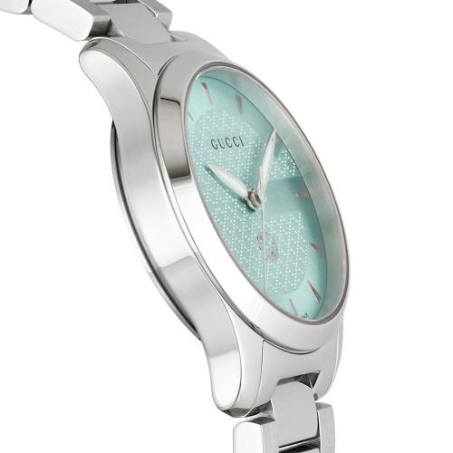 GUCCI（グッチ） 腕時計 レディース ターコイズブルー Gタイムレス 