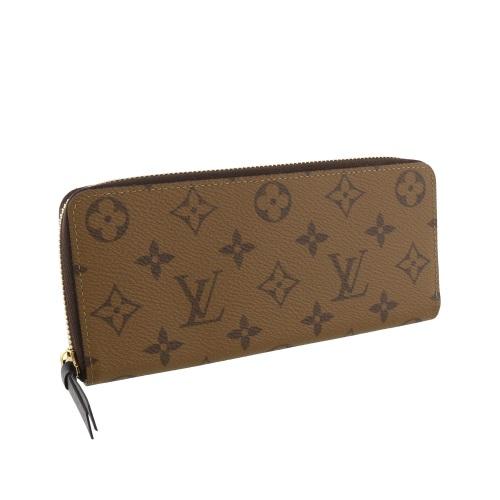 ルイヴィトン LOUIS VUITTON 長財布 モノグラム ポルトフォイユ・クレマンス ブラウン M82336｜sekido｜02