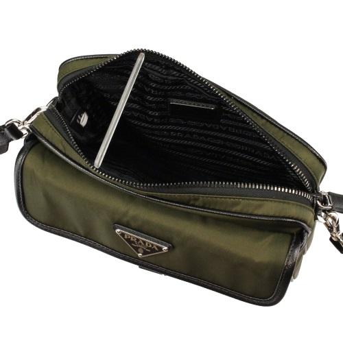 PRADA プラダ　ボストンバッグ　カーキー 楽天市場】【中古】プラダ ロゴジャガード 2WAYミニボストン