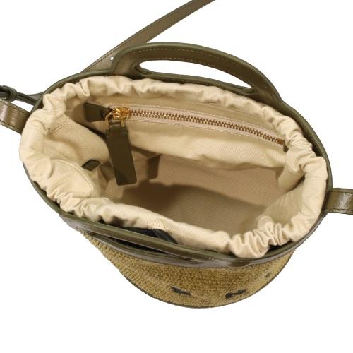 マルニ MARNI かごバッグ レディース トロピカリア グリーン SCMP0056Q1 P3860 00V25 OLIVEの画像