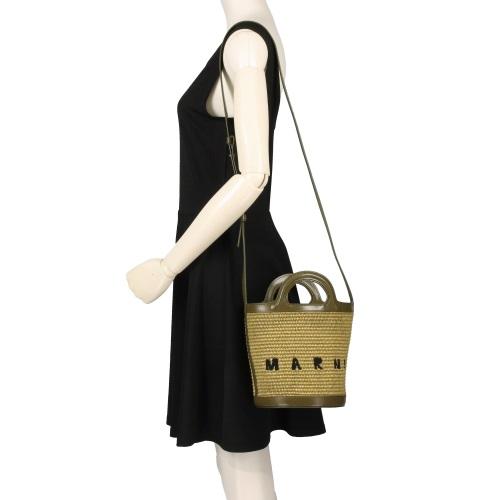 マルニ MARNI かごバッグ レディース トロピカリア グリーン SCMP0056Q1 P3860 00V25 OLIVEの画像
