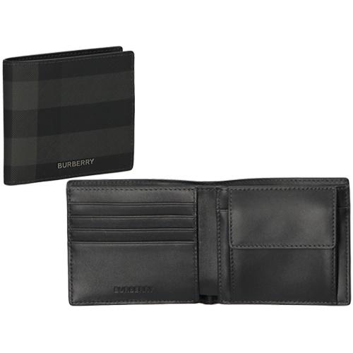 BURBERRY（バーバリー） 二つ折り財布 メンズ ブラック 8064604 A1208