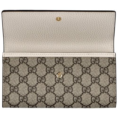 グッチ GUCCI 長財布 レディース プチ マーモント GG 456116 17WAG 9096 オフホワイト｜sekido｜02