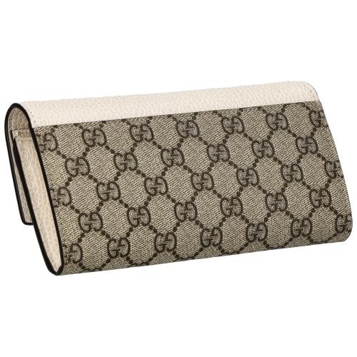 グッチ GUCCI 長財布 レディース プチ マーモント GG 456116 17WAG 9096 オフホワイト｜sekido｜04