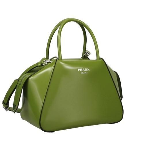 PRADA プラダ ハンドバッグ レディース SPAZZOLATO グリーン PRADA プラダ ハンドバッグ レディース SPAZZOLATO グリーン