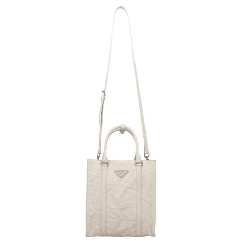 PRADA プラダ ショルダーバッグ レディース ロゴ ホワイト PRADA プラダ ショルダーバッグ レディース ロゴ ホワイト