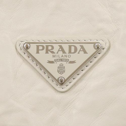 PRADA プラダ ショルダーバッグ レディース ロゴ ホワイト PRADA プラダ ショルダーバッグ レディース ロゴ ホワイト