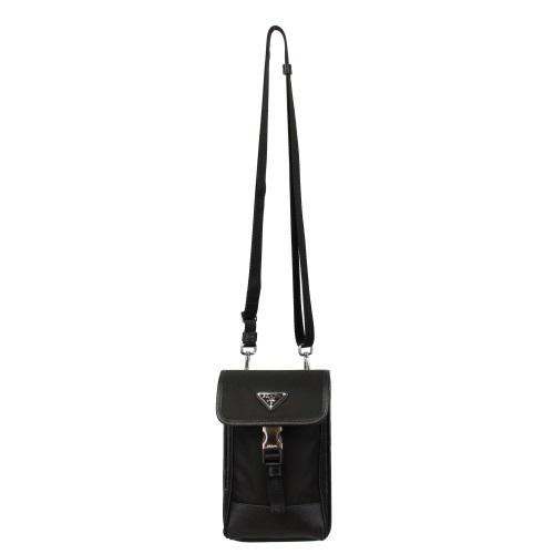 プラダ PRADA ショルダーバッグ スマートフォンケース ブラック 2ZH109 2DMH F0002 NEROの画像