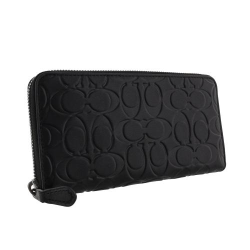 コーチ アウトレット COACH 長財布 レディース シグネチャー CE551 QB/BKの画像