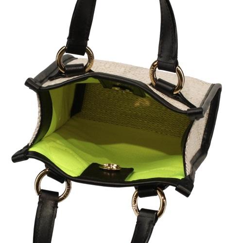 ランセル LANCEL ミニショルダーバッグ A12334 8A ナチュラル 黒