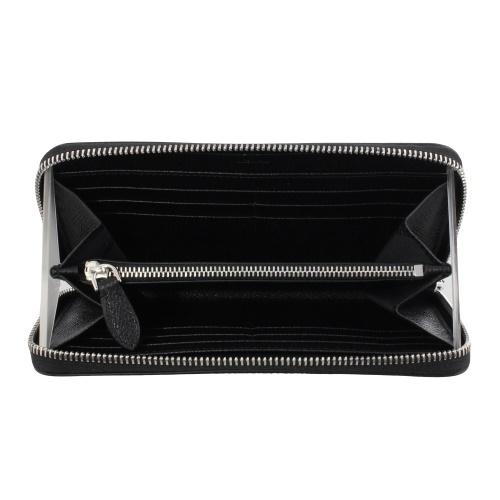 【美品】BURBERRY 近年モデル　ラウンドジップ　ブラック 美品】BURBERRY 近年モデル ラウンドジップ ブラック