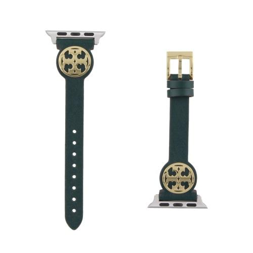 Tory Burch　アップルウォッチ　レザーベルト 国内直営【Tory Burch】キラ APPLE WATCH バンド ラゲージレザー (Tory