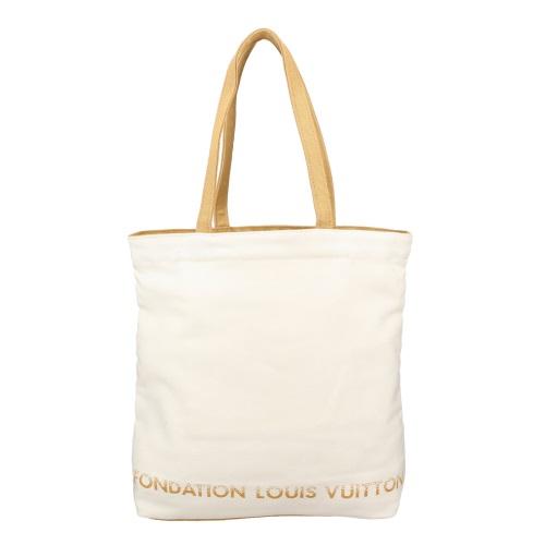 激安通販店 ルイヴィトン LOUIS VUITTON トートバッグ ホワイト 2337820358 WHITE 無地 ロゴ A4サイズ収納可 newit0