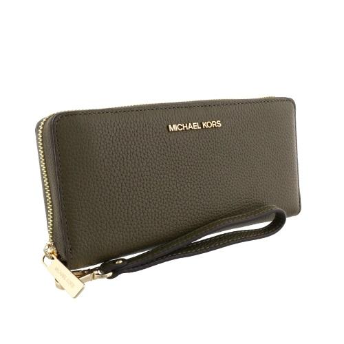 MICHAEL KORS マイケルコース 長財布 ラウンドファスナー レディース グリーン 35T7GTVE7L OLIVE｜sekido｜02