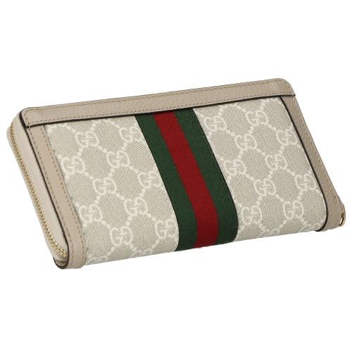 GUCCI グッチ 長財布 レディース オフィディア ベージュ 523154 GUCCI グッチ 長財布 レディース オフィディア ベージュ 523154