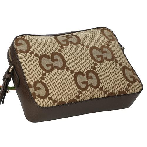 GUCCI グッチ ショルダーバッグ レディース ジャンボGG ブラウン 