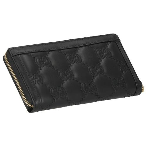 GUCCI グッチ 長財布 レディース GGマトラッセ ブラック 723784 GUCCI グッチ 長財布 レディース GGマトラッセ ブラック 723784