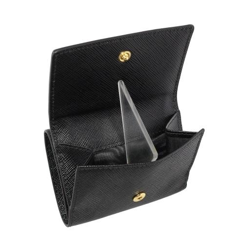 プラダ 三つ折り財布 レディース ブラック 1MH042 QHH F0002 NERO