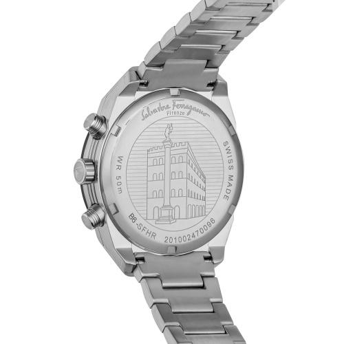 フェラガモ 腕時計 メンズ ホワイト SLXCHRONO FERRAGAMO SFHR00520の画像