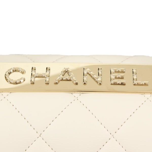 CHANEL トップハンドル フラップ ハンドルA92236 ホワイト シャネル マトラッセ トップハンドル フラップバッグ ホワイト A92236