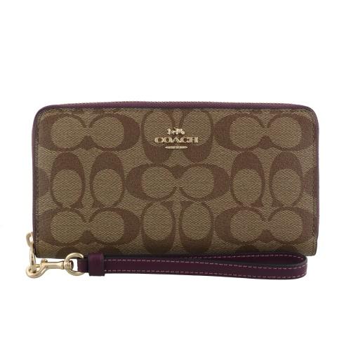 COACH（コーチ） アウトレット 長財布 レディース ブラウン COACH