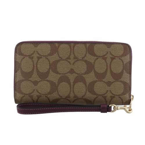 COACH（コーチ） アウトレット 長財布 レディース ブラウン COACH