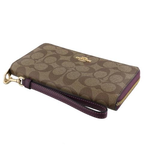 COACH（コーチ） アウトレット 長財布 レディース ブラウン COACH