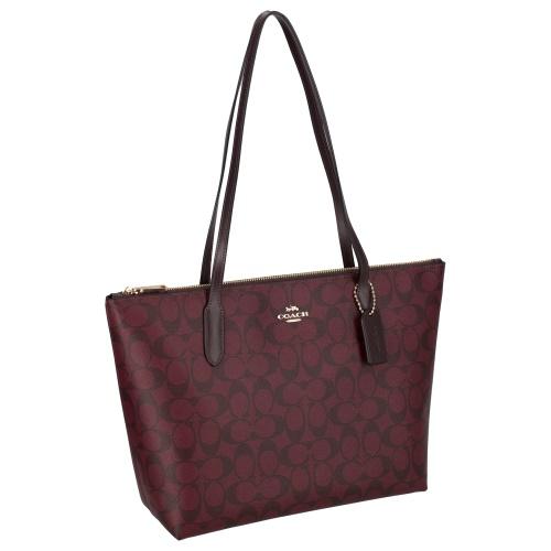 COACH コーチ アウトレット トートバッグ レディース ボルドー COACH コーチ アウトレット トートバッグ レディース ボルドー