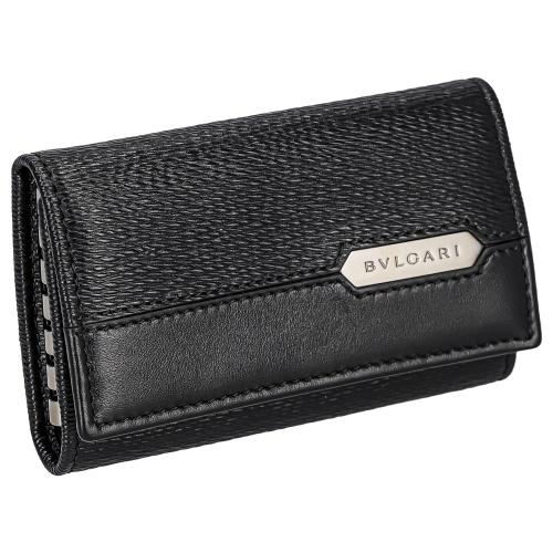 BVLGARI（ブルガリ） キーケース メンズ ブラック セルペンティ