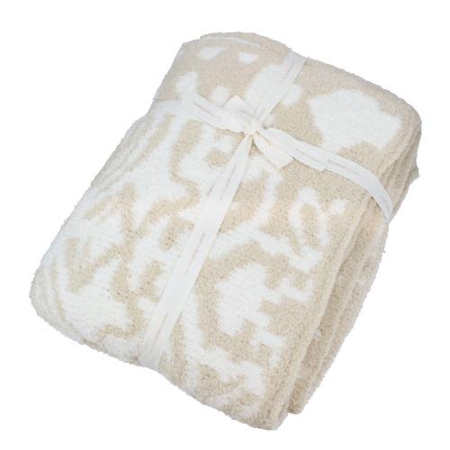 kashwére クリーム色 ブランケット 楽天市場】カシウェア ブランケット KASHWERE スロウ ダマスク