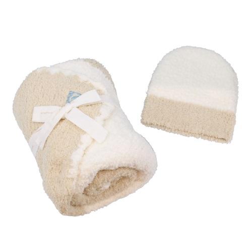 Kashwere カシウェア ベビーブランケット モルト×クリーム