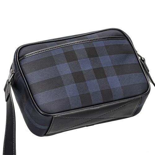 BURBERRY バーバリー ショルダーバッグ メンズ ネイビー パディ BURBERRY バーバリー ショルダーバッグ メンズ ネイビー パディ