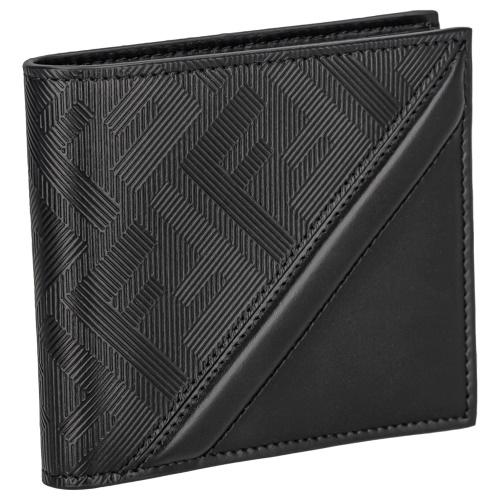 FENDI（フェンディ） 二つ折り財布 メンズ ブラック ダイアゴナルFENDI