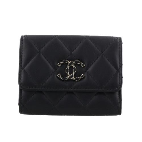 CHANEL シャネル 名刺入れ カードケース レディース ブラック CHANEL シャネル 名刺入れ カードケース レディース ブラック