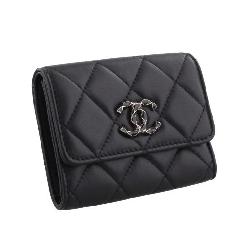 CHANEL シャネル 名刺入れ カードケース レディース ブラック CHANEL シャネル 名刺入れ カードケース レディース ブラック