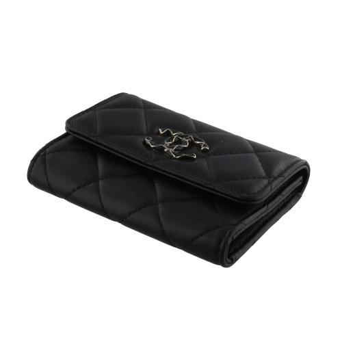 CHANEL シャネル 名刺入れ カードケース レディース ブラック CHANEL シャネル 名刺入れ カードケース レディース ブラック