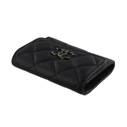 CHANEL シャネル 名刺入れ カードケース レディース ブラック CHANEL シャネル 名刺入れ カードケース レディース ブラック