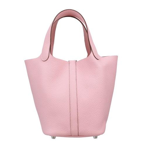 HERMES エルメス ピコタン・ロック18 ローズサクラ トリヨンクレマンス 