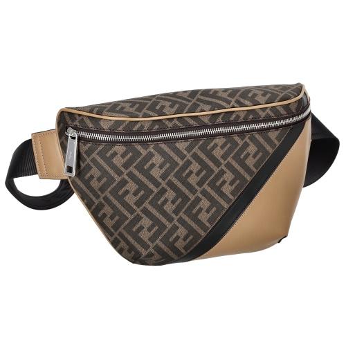 FENDI ボディバッグ ブラウン FENDI（フェンディ） ボディバッグ メンズ ブラウン シャドー