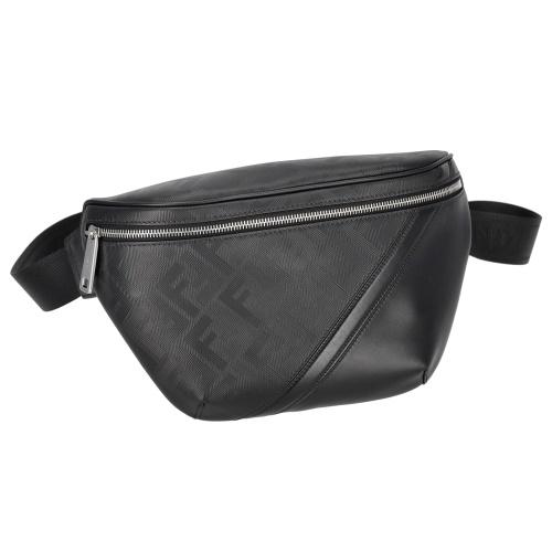 フェンディ バッグ メンズ FENDI シャドー ダイアゴナル ベルトバッグ 7VA562 APDO F0GXN ブラック FENDI（フェンディ） ボディバッグ メンズ ブラック シャドー