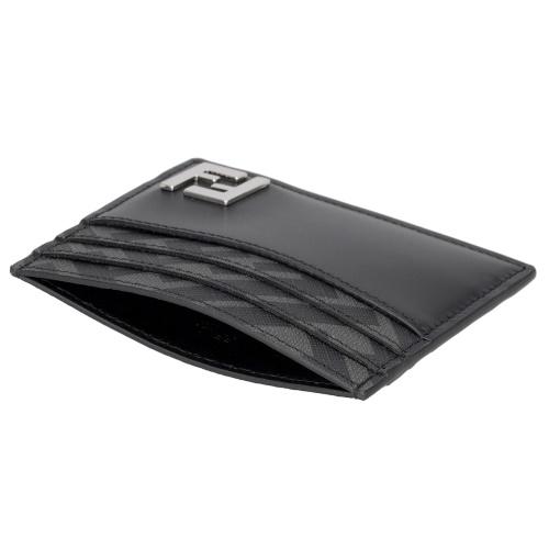FENDI（フェンディ） カードケース メンズ ブラック FFスクエア カード