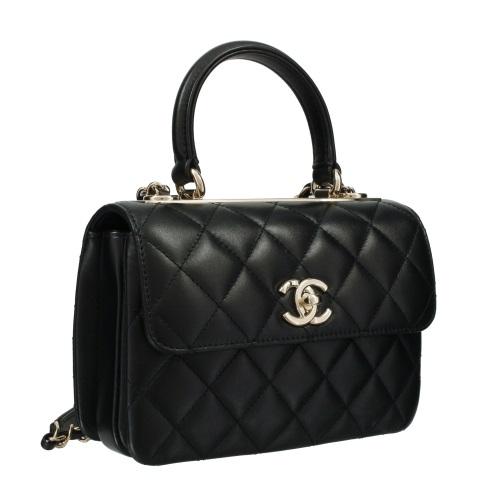 CHANEL シャネル ハンドバッグ レディース ブラック AS4654 CHANEL シャネル ハンドバッグ レディース ブラック AS4654