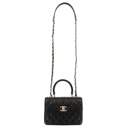 CHANEL シャネル ハンドバッグ レディース ブラック AS4654 CHANEL シャネル ハンドバッグ レディース ブラック AS4654