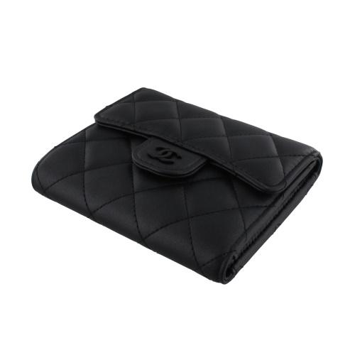 CHANEL（シャネル） 三つ折り財布 レディース ブラック CHANEL AP0231