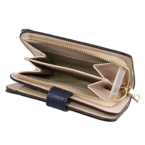 FURLA フルラ 二つ折り財布 レディース ネイビー カメリア S FURLA フルラ 二つ折り財布 レディース ネイビー カメリア S