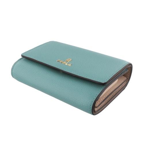 FURLA（フルラ） 二つ折り財布 レディース ブルー カメリア M FURLA